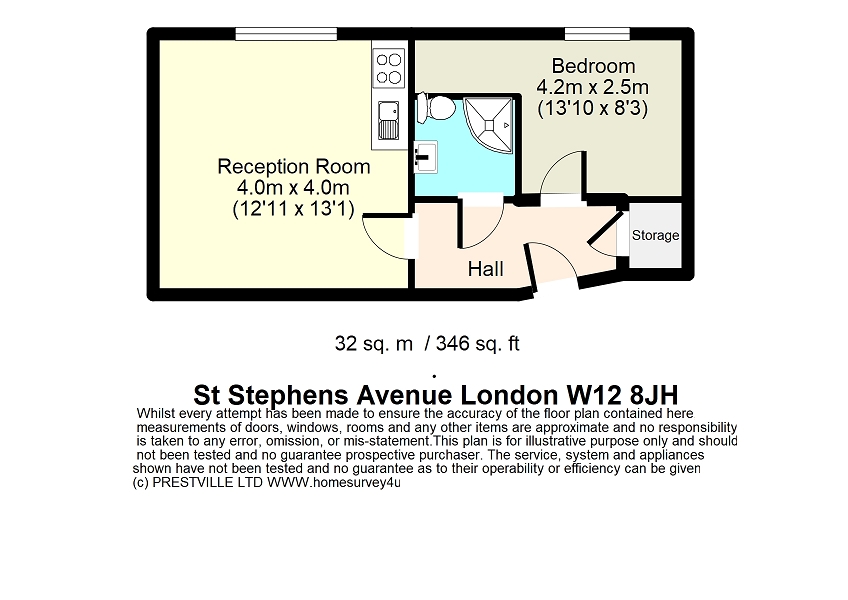 1 Bedrooms Flat to rent in St. Stephens Avenue, Shepherds Bush, London. W12