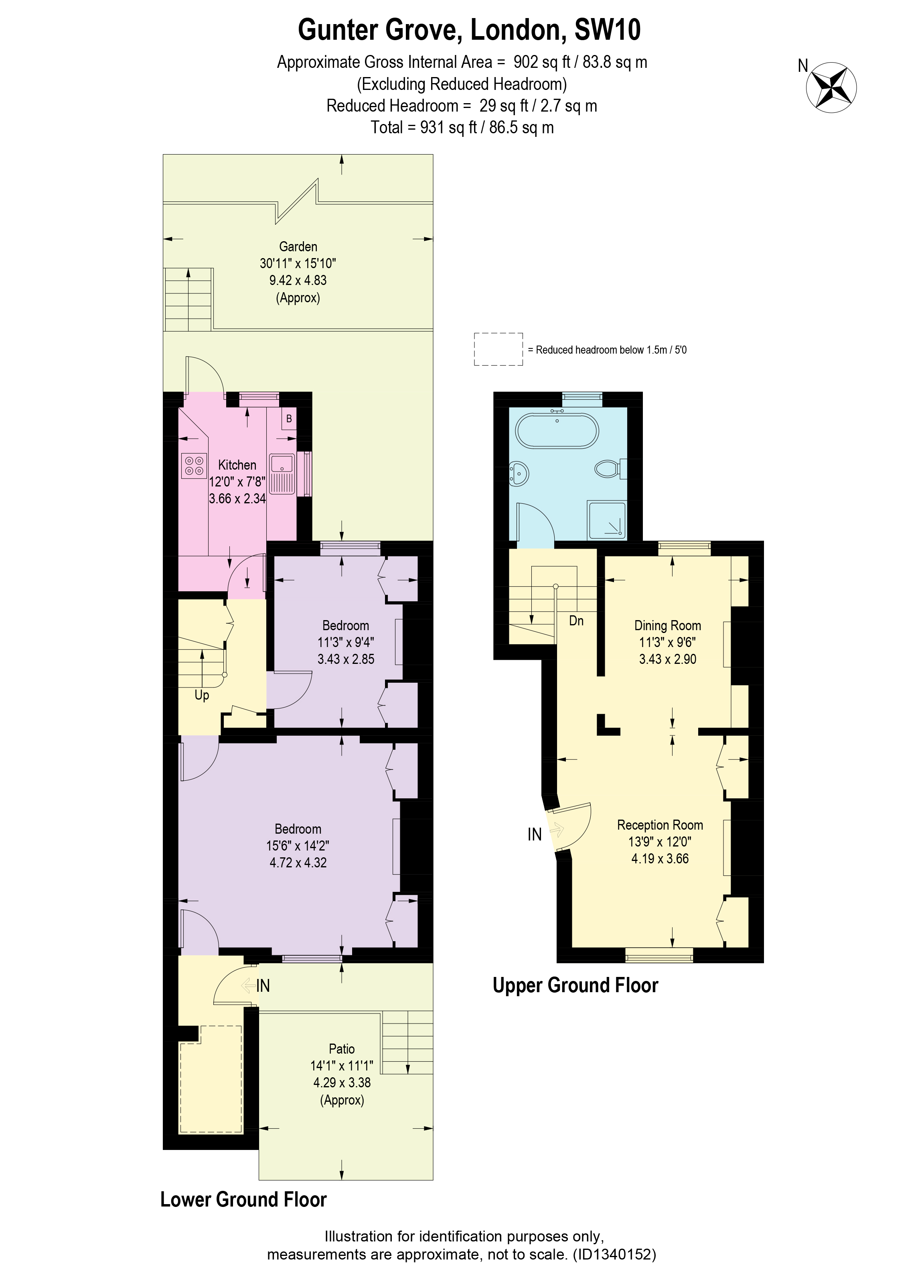 23, Gunter Grove, London floorplan