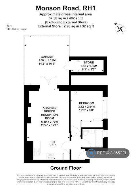 Monson Road, Redhill floorplan