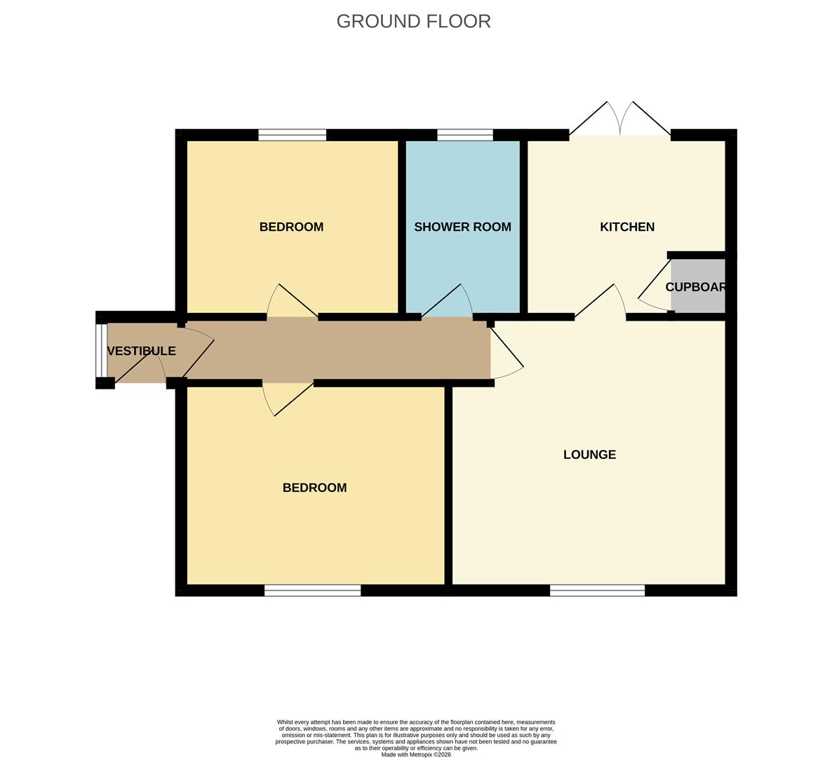 36, Ossian Crescent, Leven floorplan