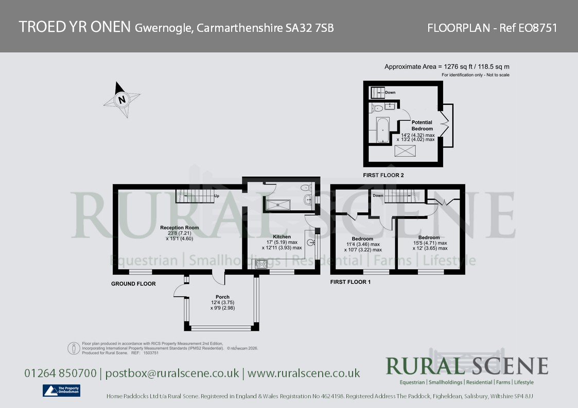 TROED YR ONEN, Gwernogle SA32, GWERNOGLE floorplan