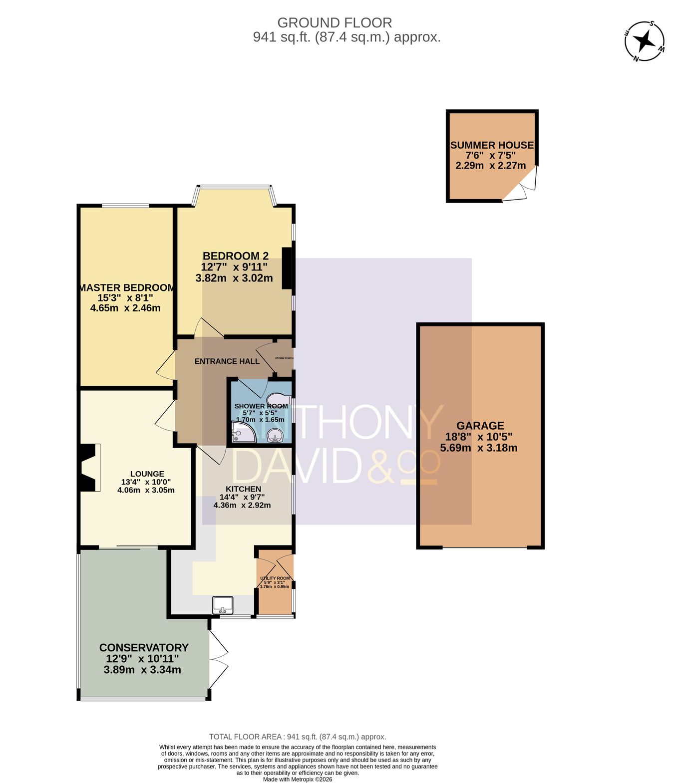 13, Brailswood Road, Poole floorplan