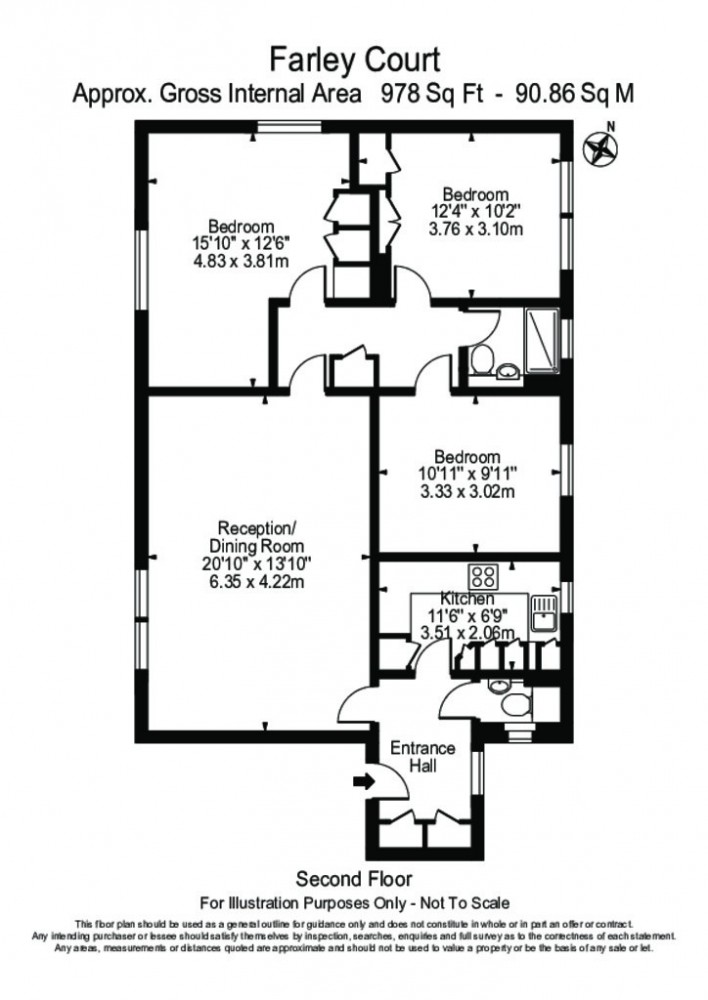 3 Bedrooms Flat to rent in Farley Court, Melbury Road W14