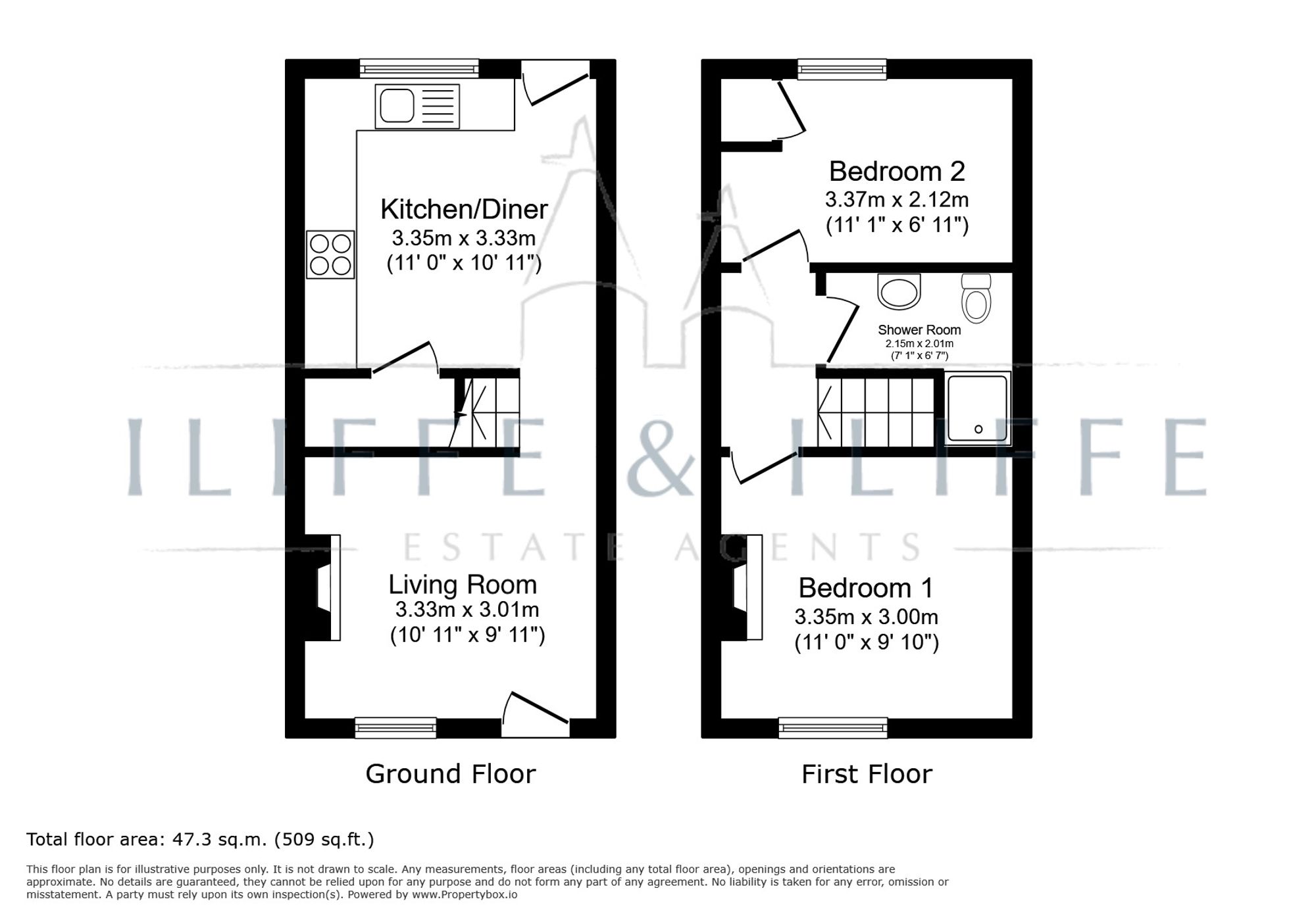 2 Suttons Cottages Perry Wood, Faversham floorplan