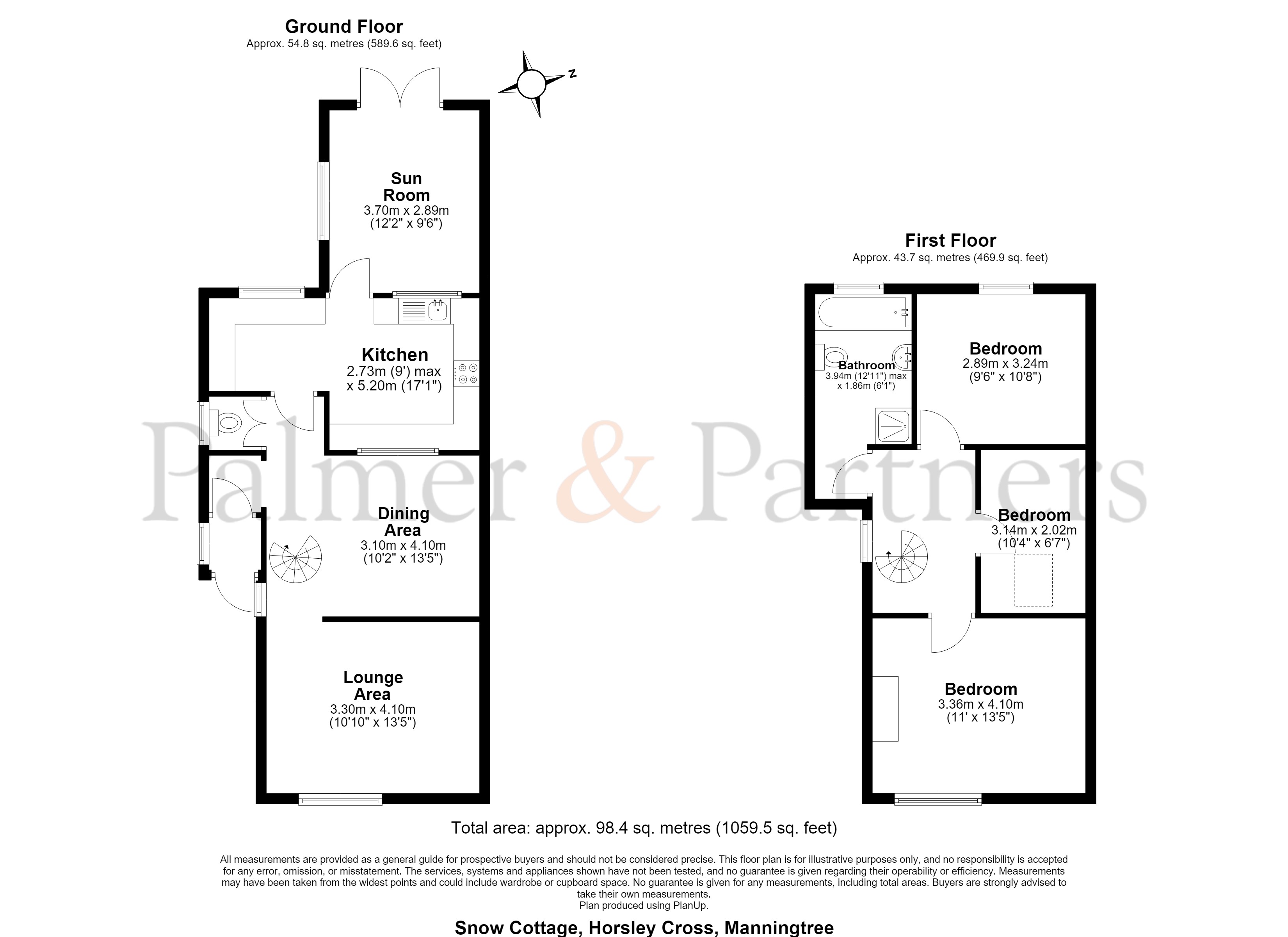 Snow Cottage,, Clacton Road, Manningtree floorplan