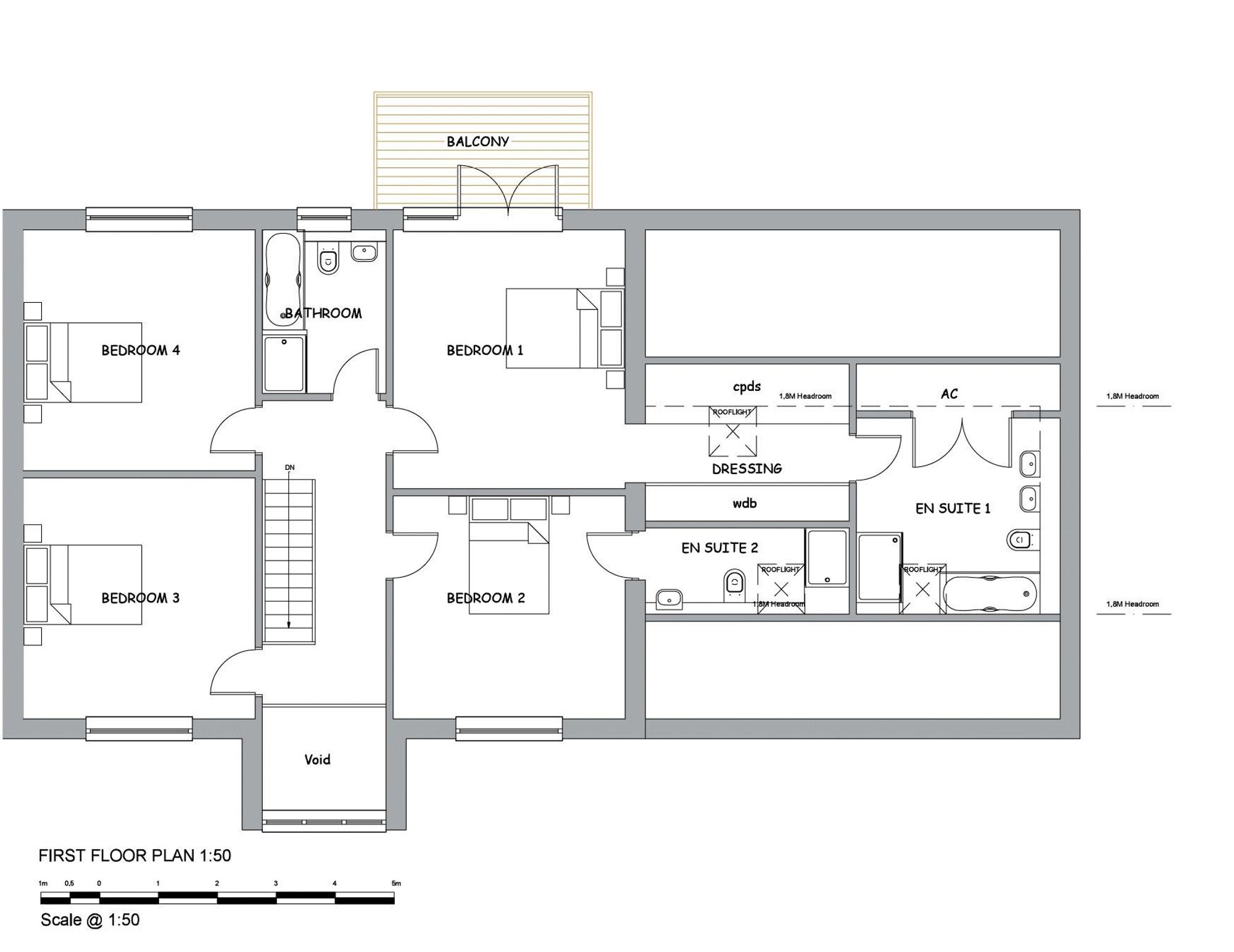 Ivy Cottage, St. Columb floorplan