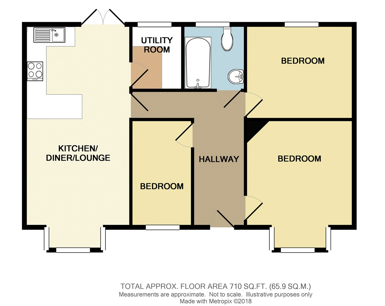 3 Bedrooms Detached bungalow to rent in Central Avenue, Herne Bay, Kent CT6