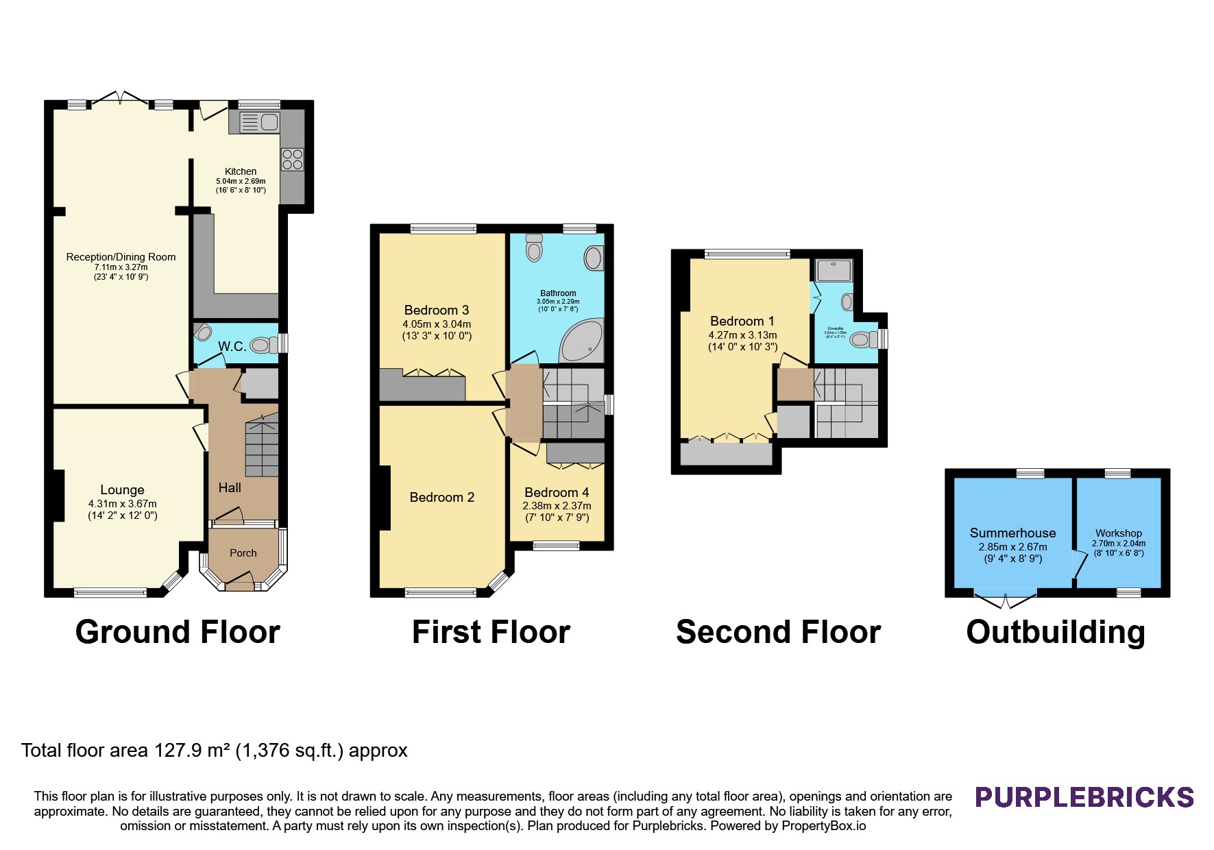 11, Rolls Park Road, London floorplan