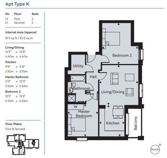21 Lindfield Place, 18 Farncombe Road, Worthing floorplan
