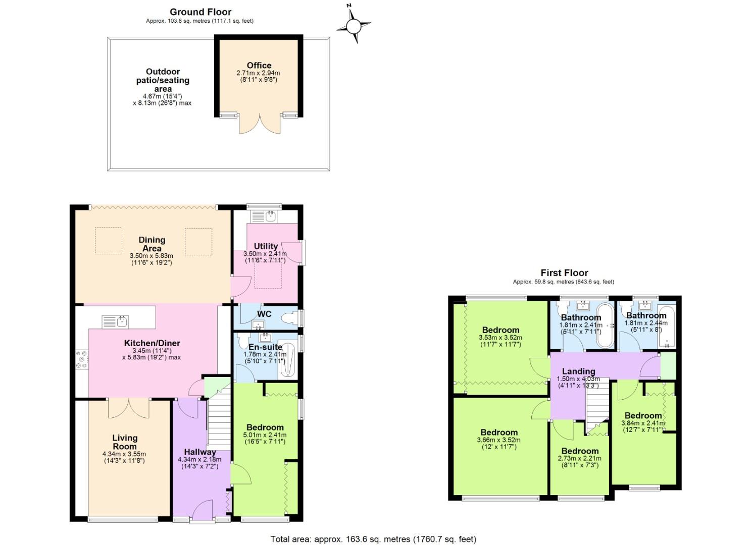 14, The Rushes, Nottingham floorplan