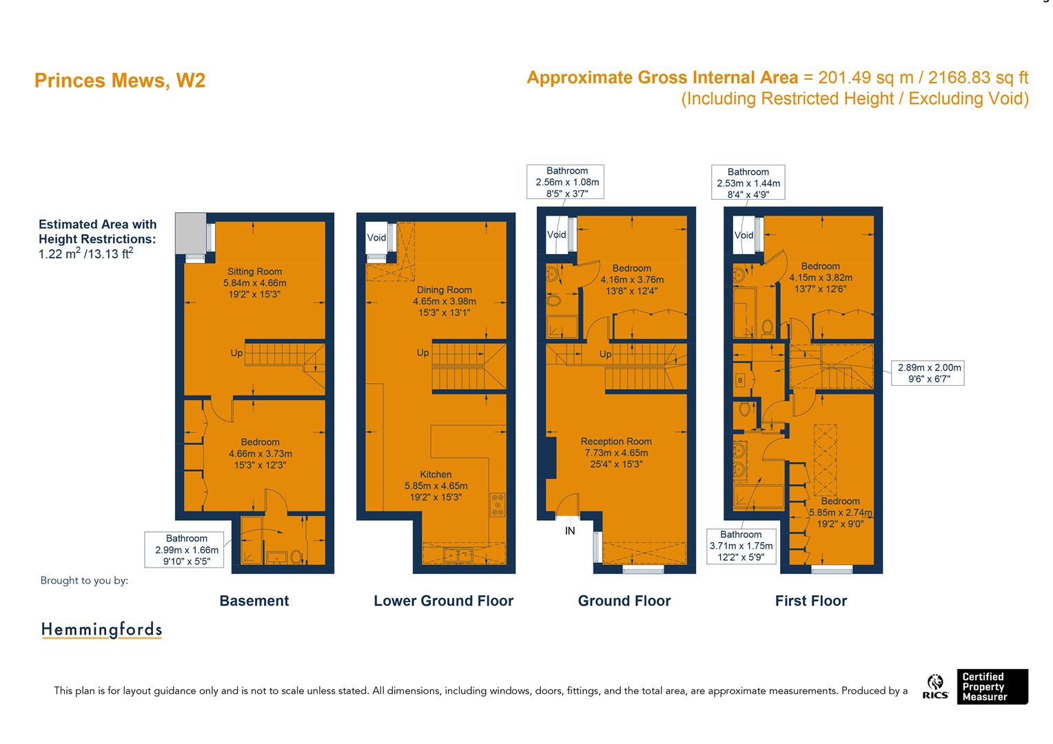 22, Princes Mews, London floorplan