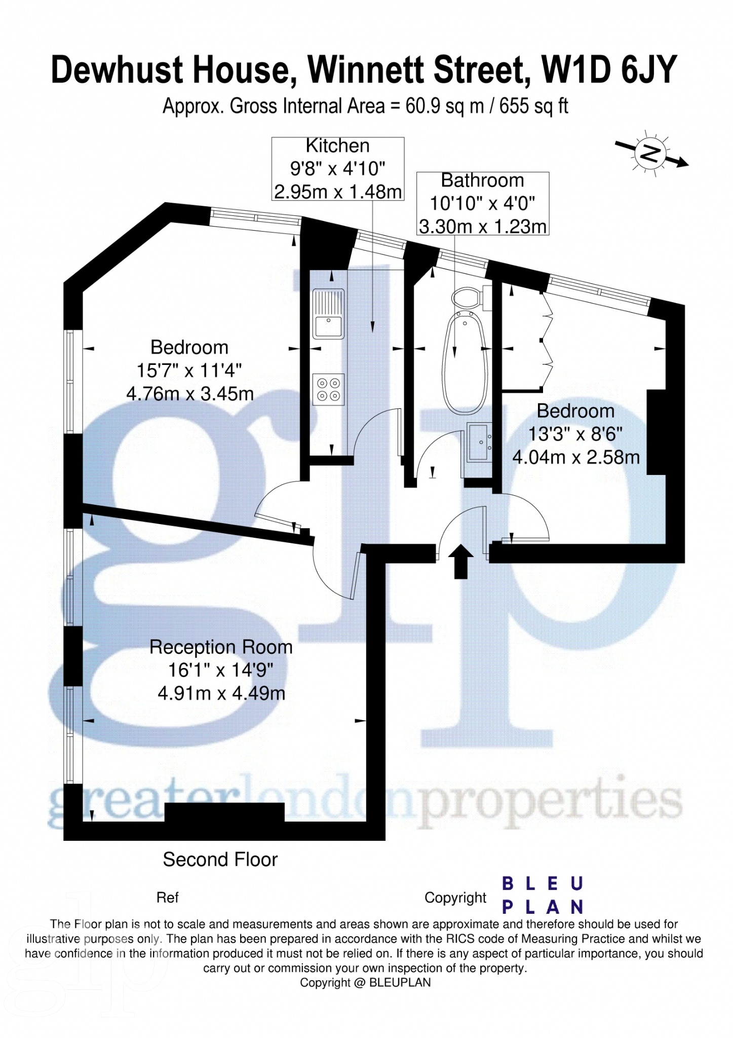 Winnett Street, London floorplan