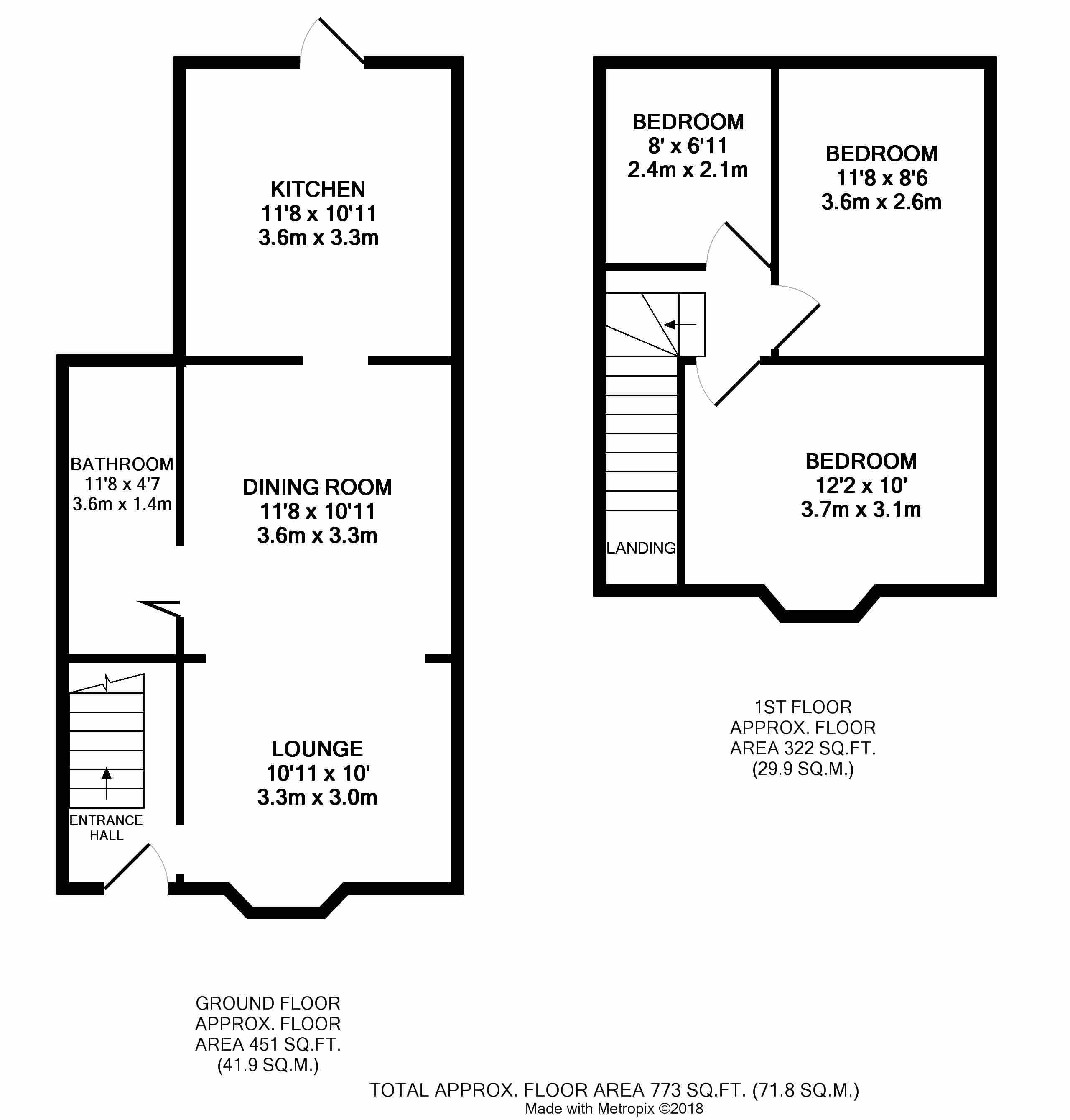 22, Bridgman Grove, Bristol floorplan