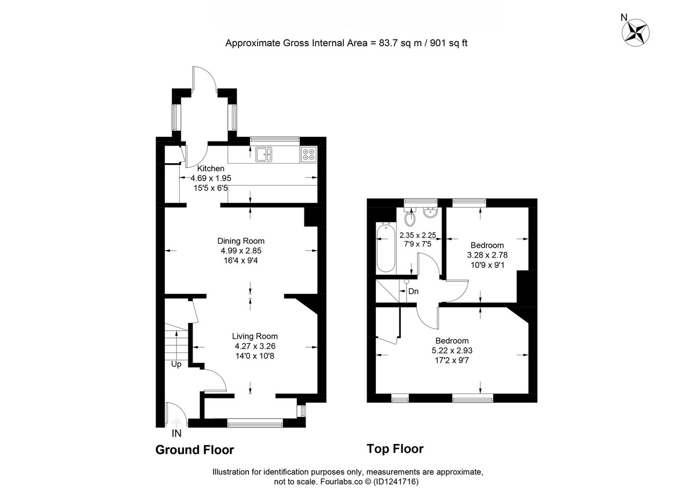 3 Southfields, 10, Park Road, Nailsworth floorplan