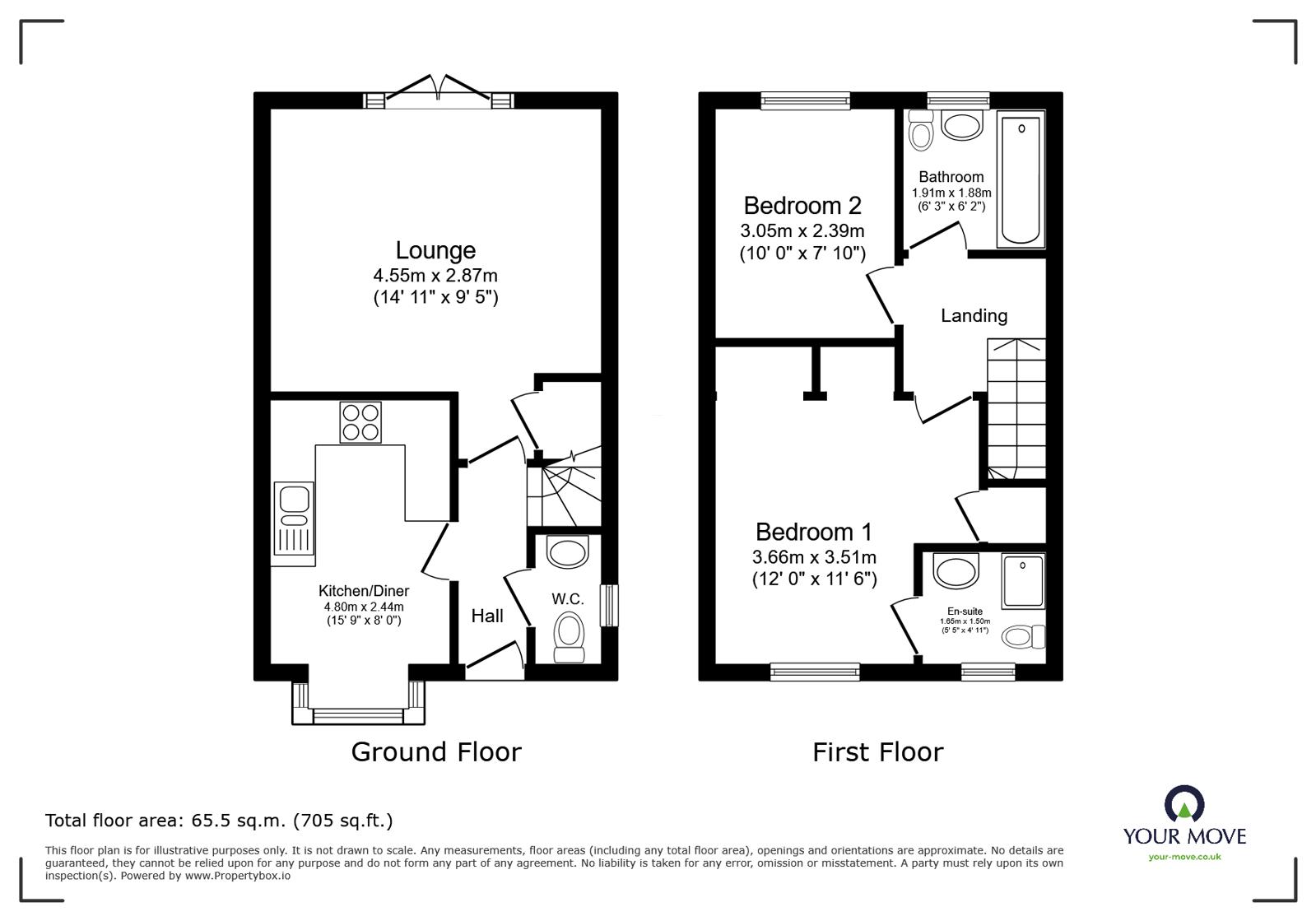 3, Satchwell Place, Leicestershire floorplan