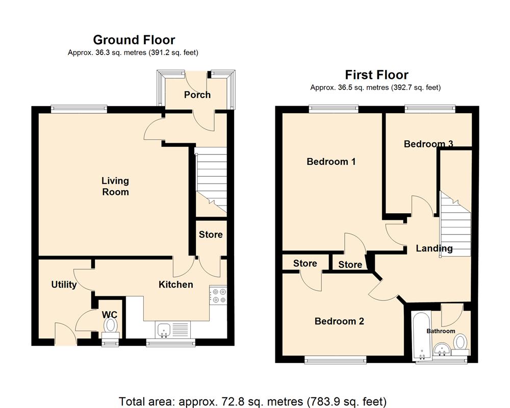 3 bed terraced house to rent in Inward Drive, Shevington, Wigan WN6