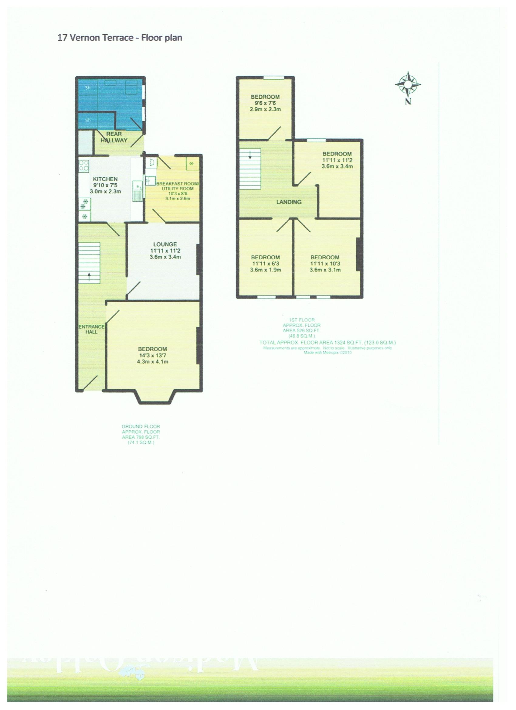 17, Vernon Terrace, Bath floorplan