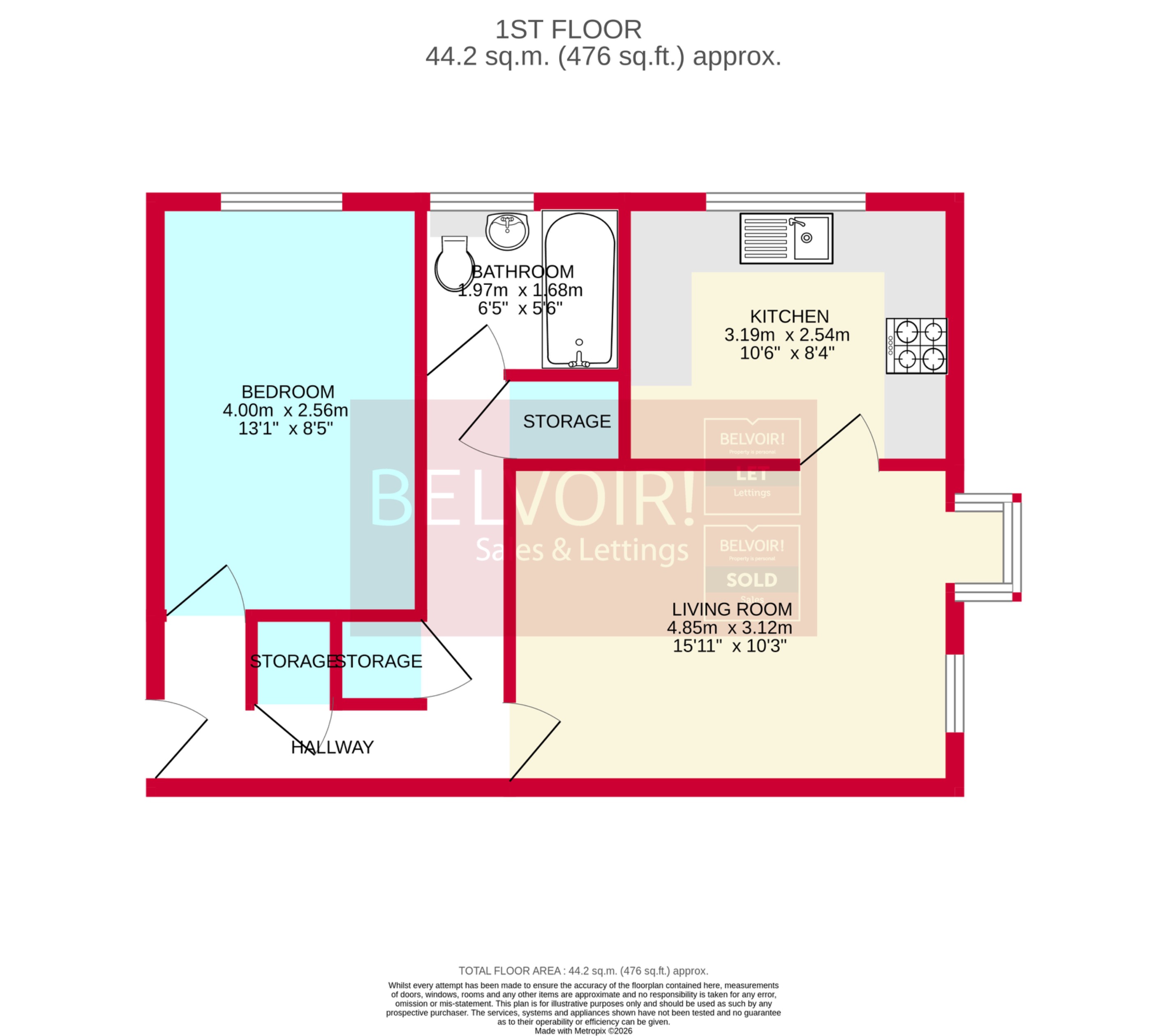 113, Oxford Street, Wolverhampton floorplan