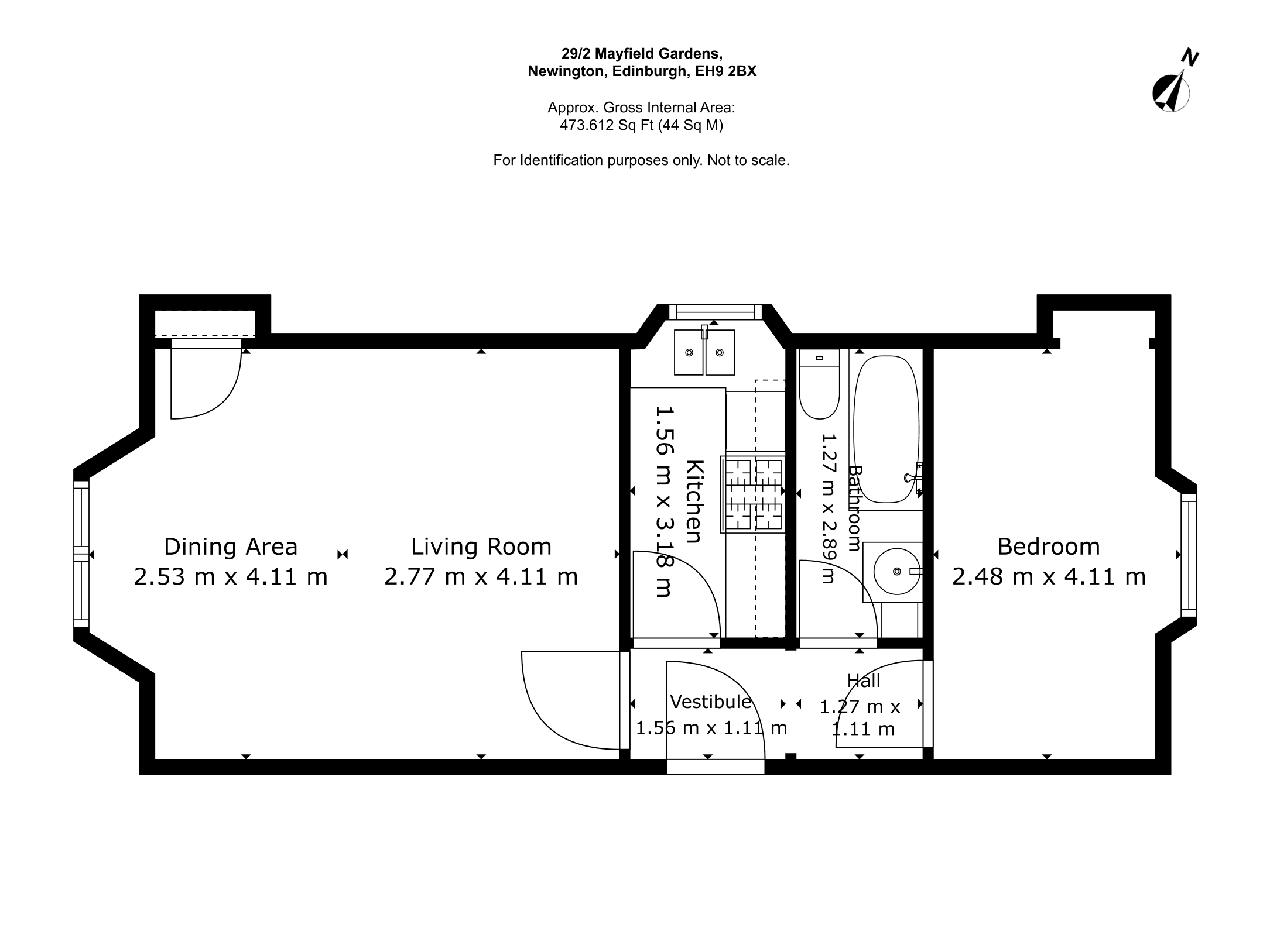 29/2, Mayfield Gardens, Edinburgh floorplan