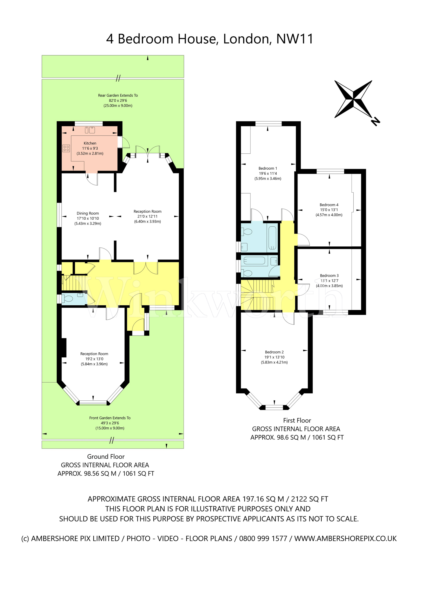 12, The Ridgeway, London floorplan