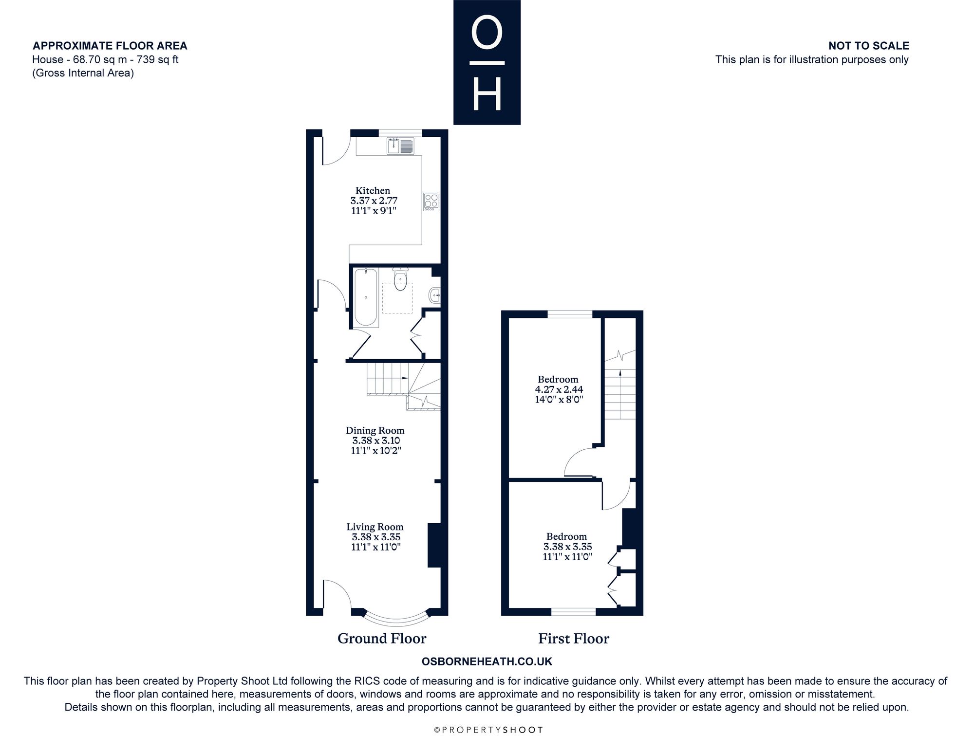 43 Church Road, Ascot floorplan