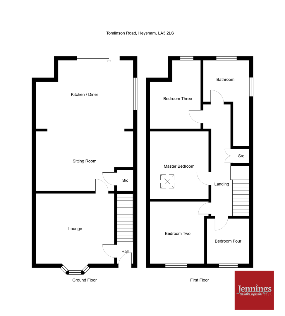 12, Tomlinson Road, Morecambe floorplan