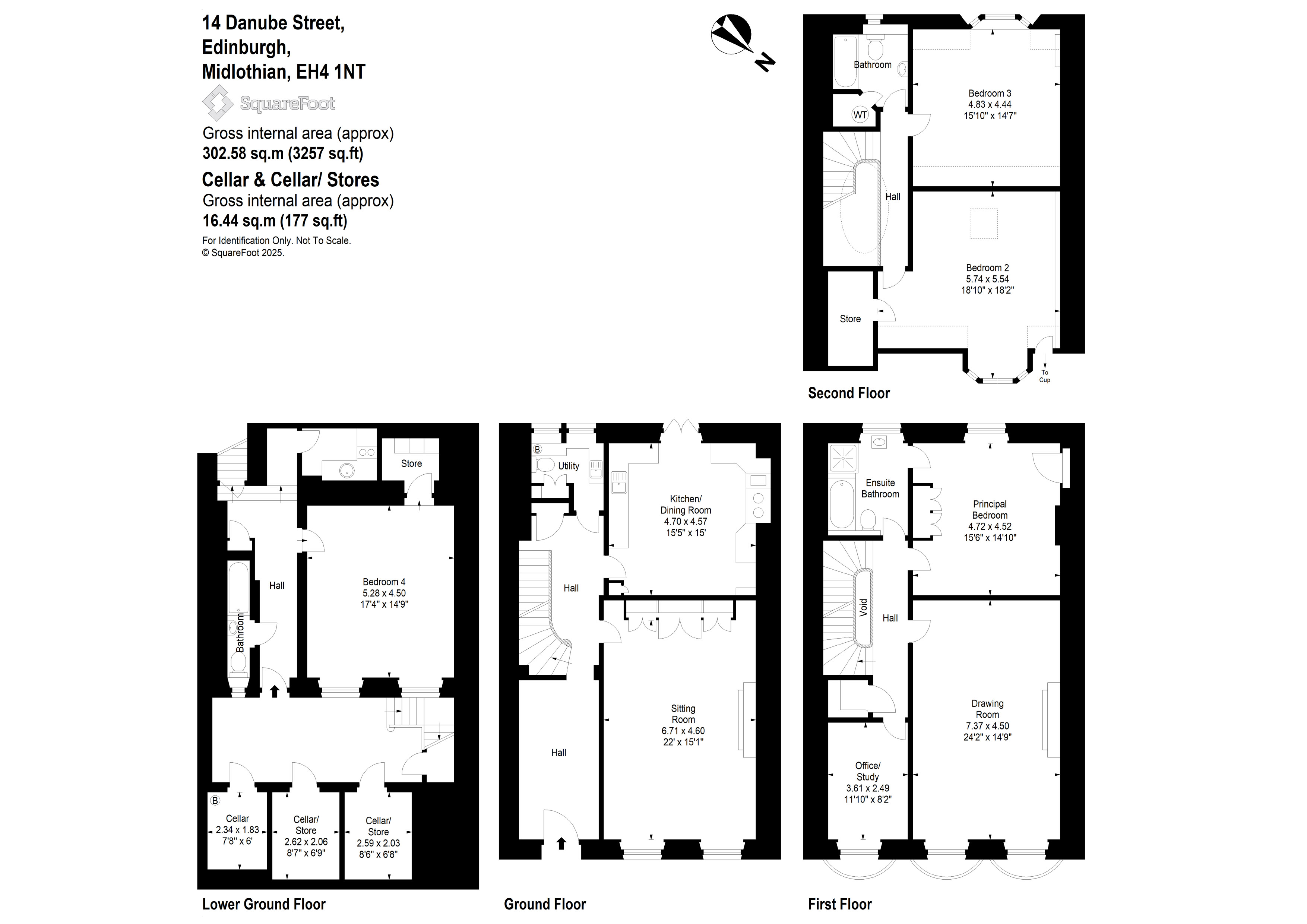 14, Danube Street, Midlothian floorplan