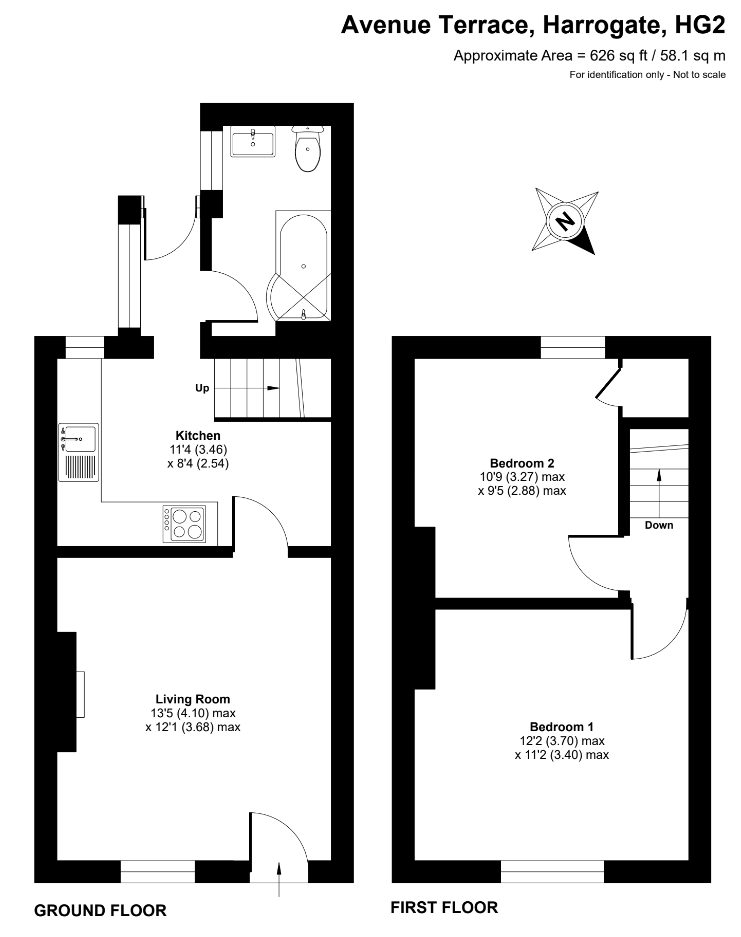 Avenue Terrace, Harrogate floorplan