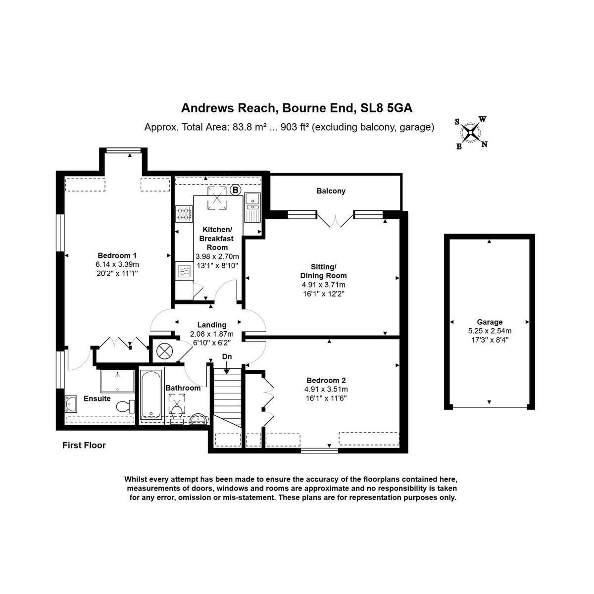 3, Andrews Reach, Bourne End floorplan