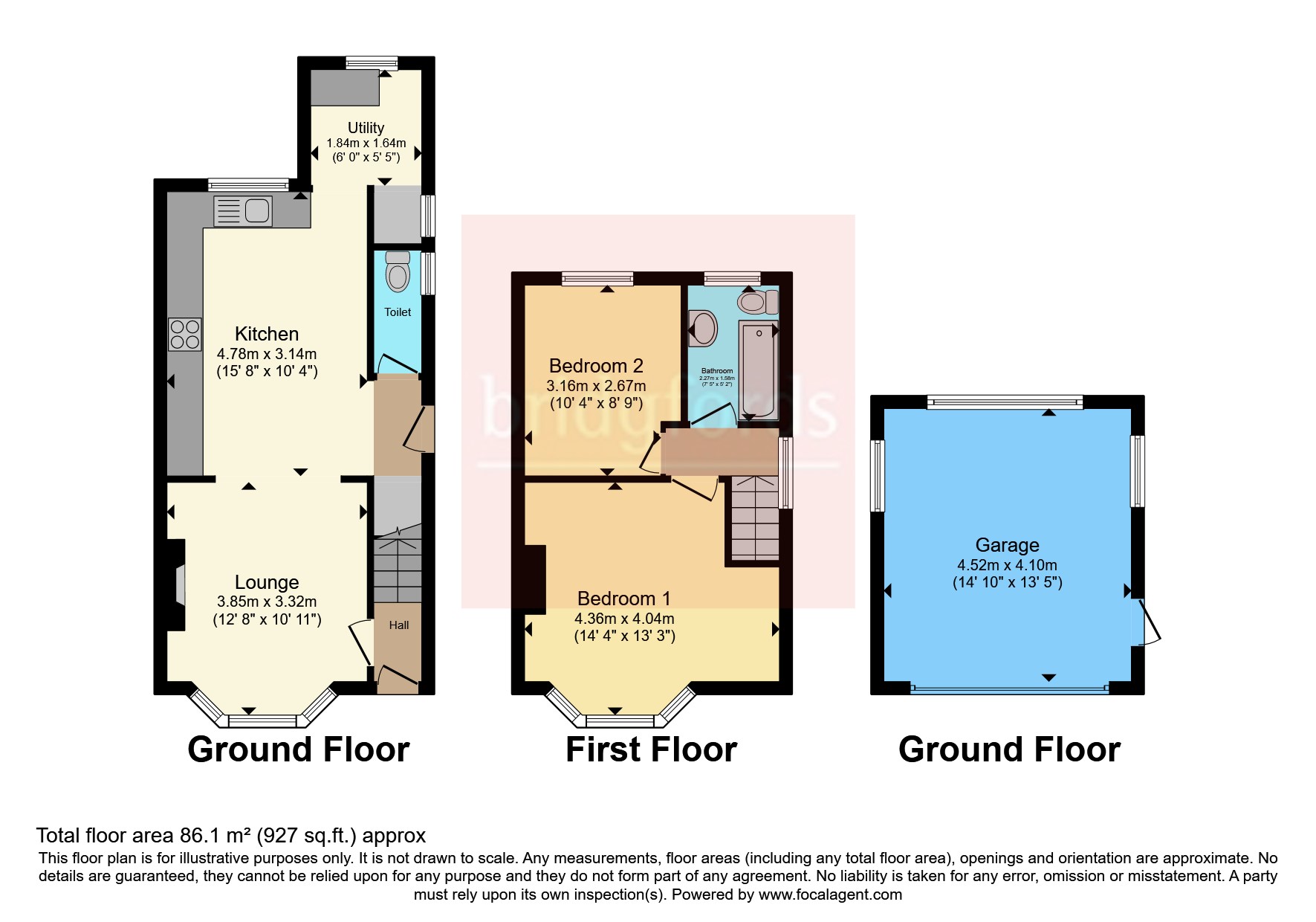 3, Rhondda Avenue, Staffordshire floorplan