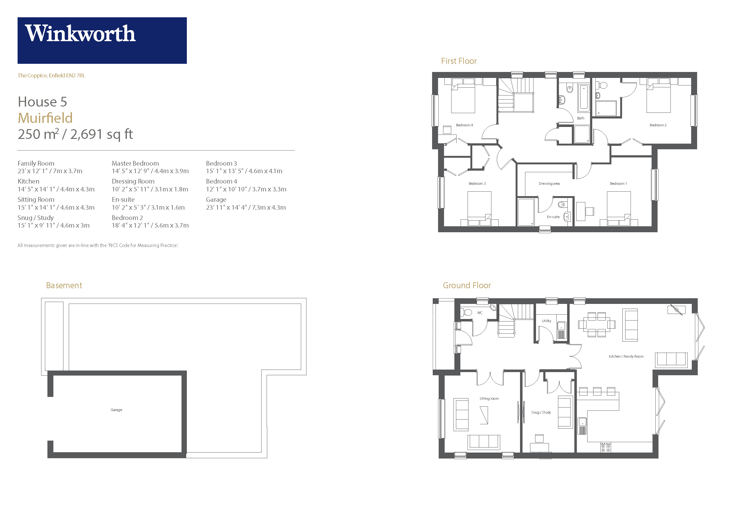 4 Bedrooms Detached house for sale in Evergreen Place, The Coppice, Enfield EN2