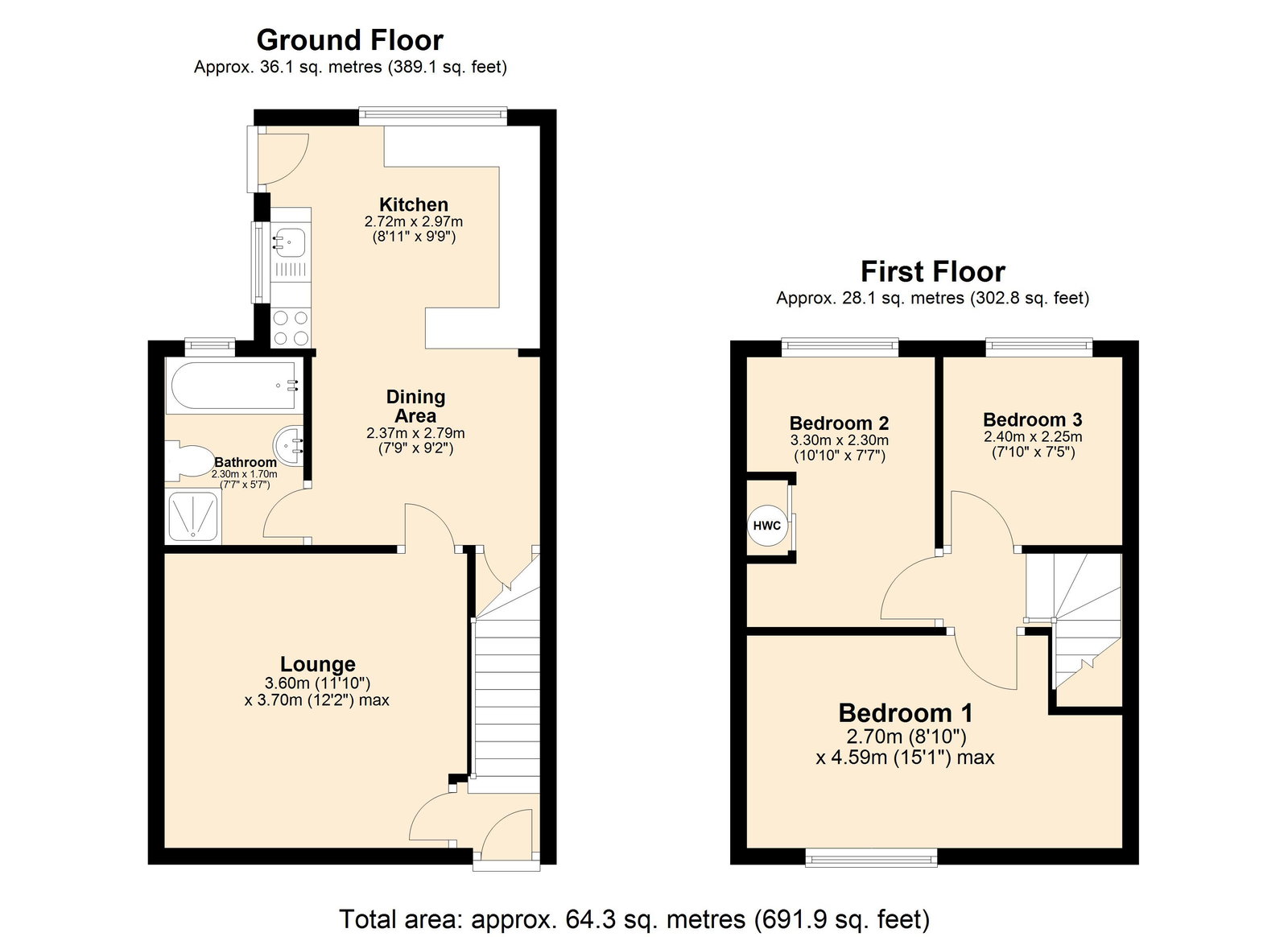 23, Ormskirk Road, Upholland floorplan