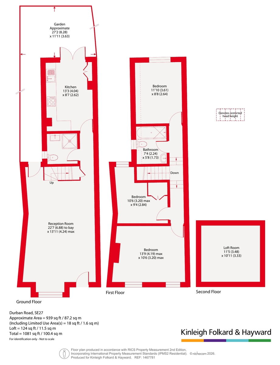 13, Durban Road, London floorplan