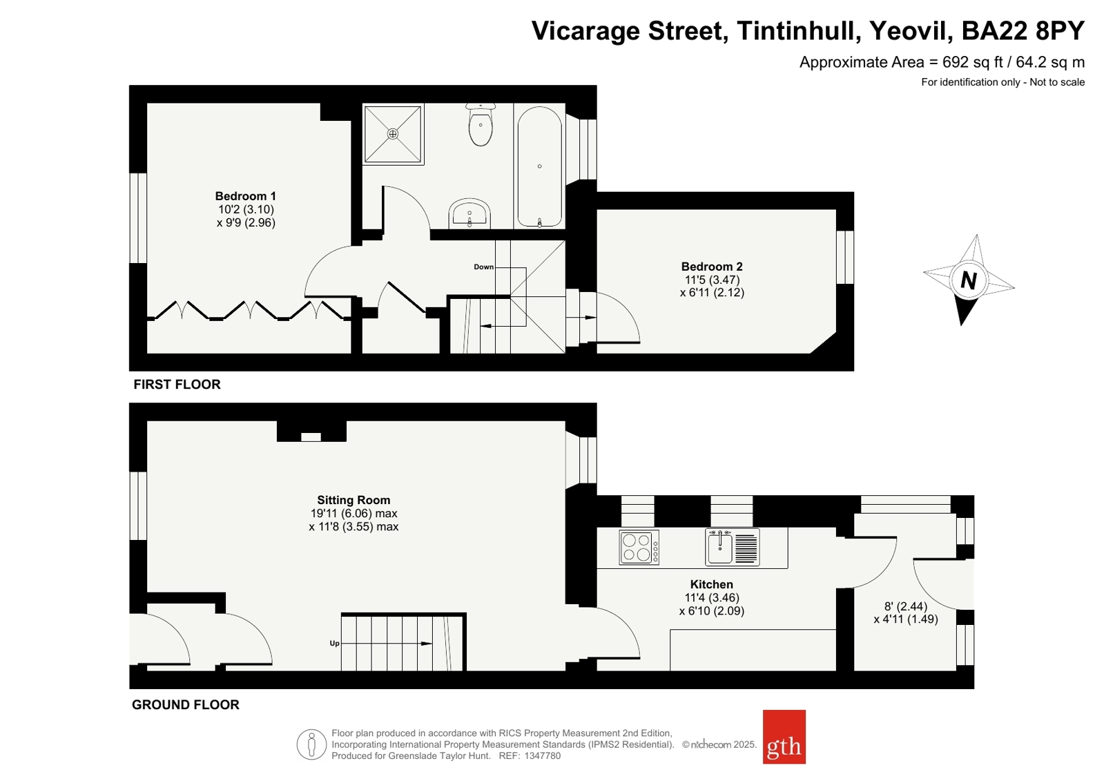 8, Vicarage Street, Yeovil floorplan