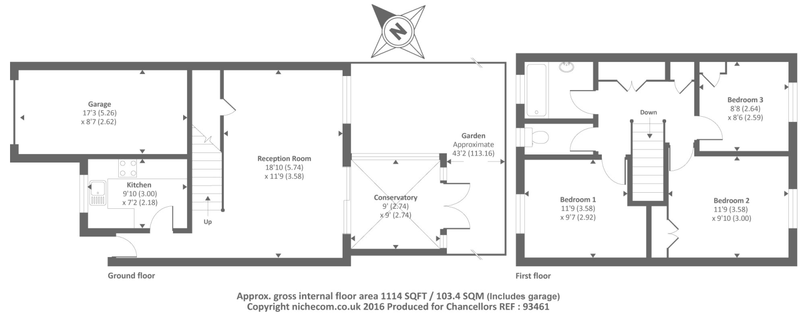 3 Bedrooms Terraced house for sale in High Wycombe, Buckinghamshire HP12