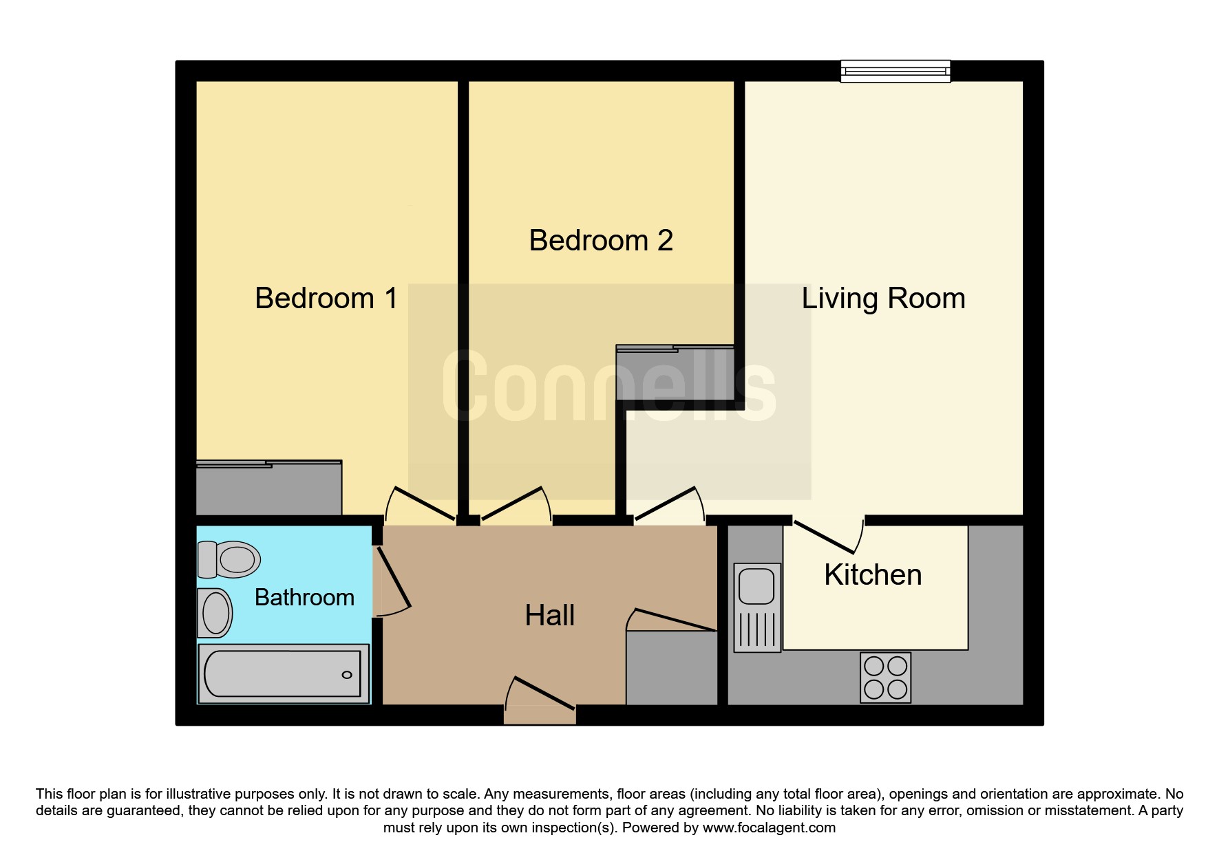 Flat 404, 8, Clement Street, Birmingham floorplan