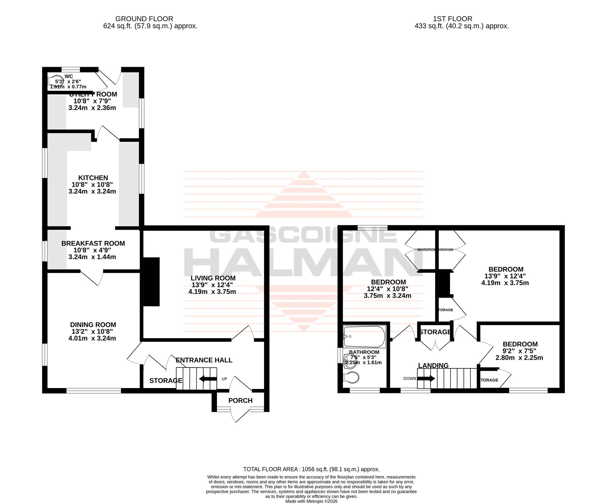 282 Norris Road, Sale floorplan