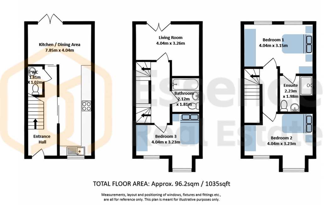 8, Caraway Road, Birmingham floorplan