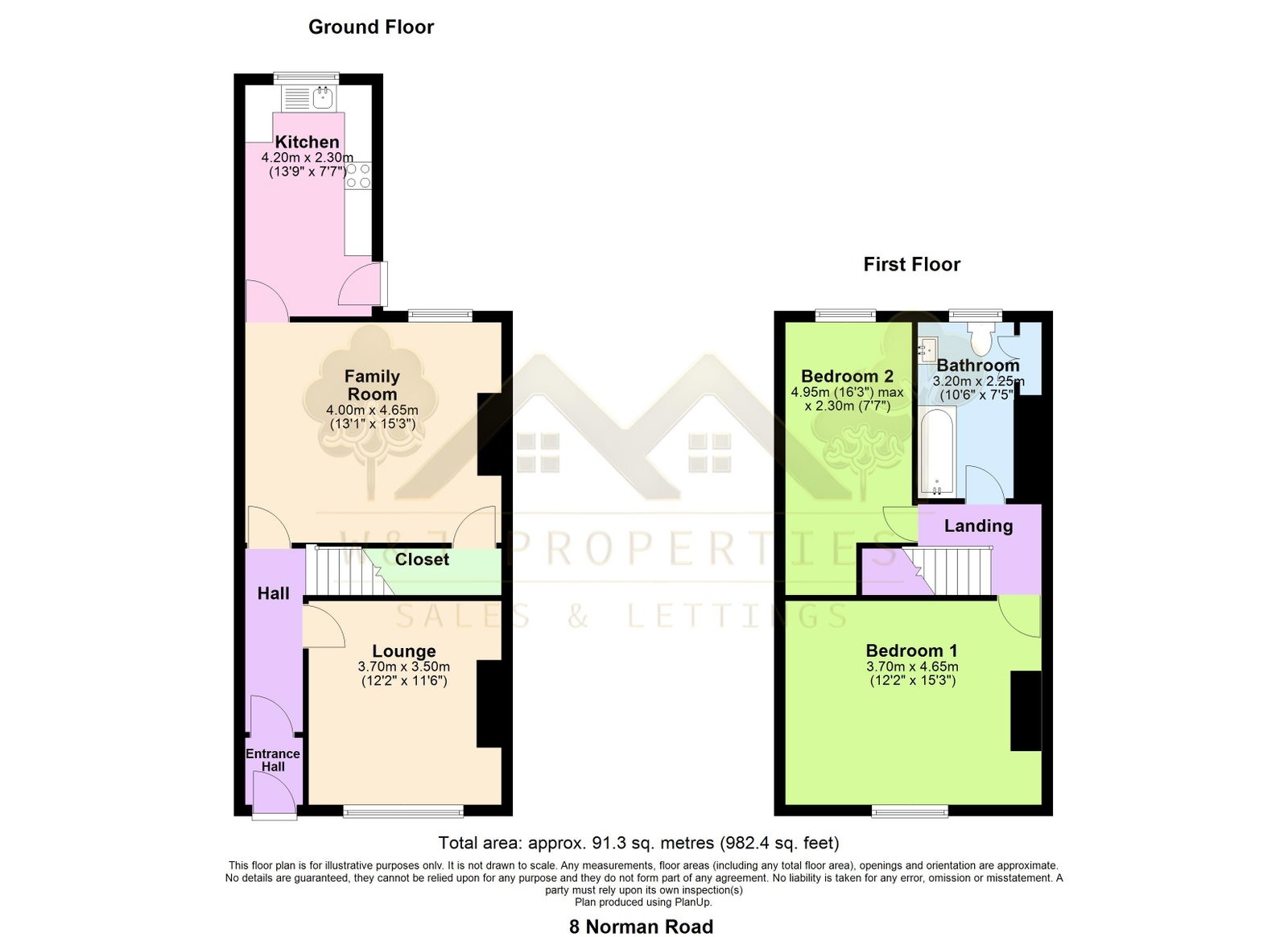 8, Norman Road, Accrington floorplan