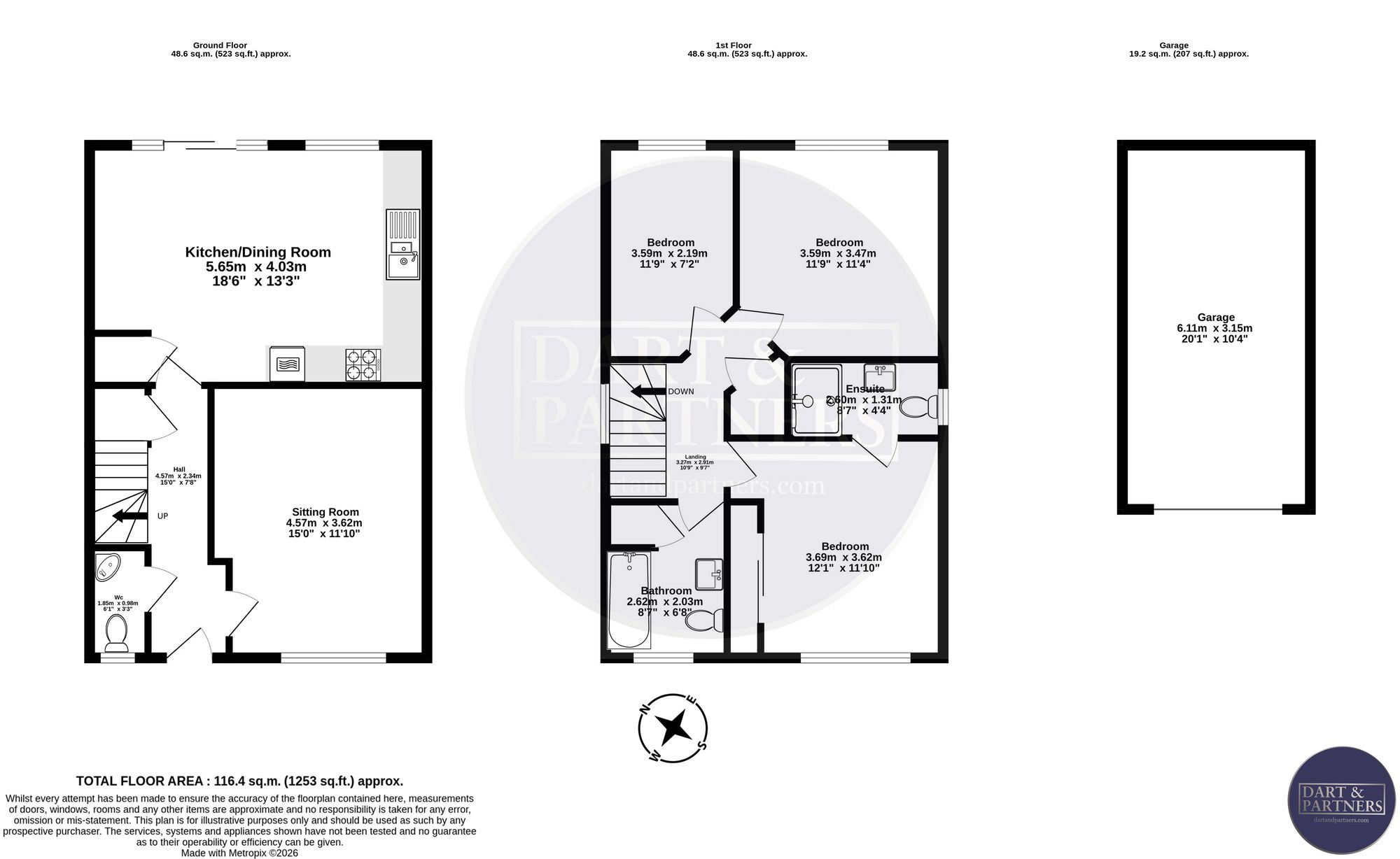 29 Kestrel Way, Dawlish floorplan