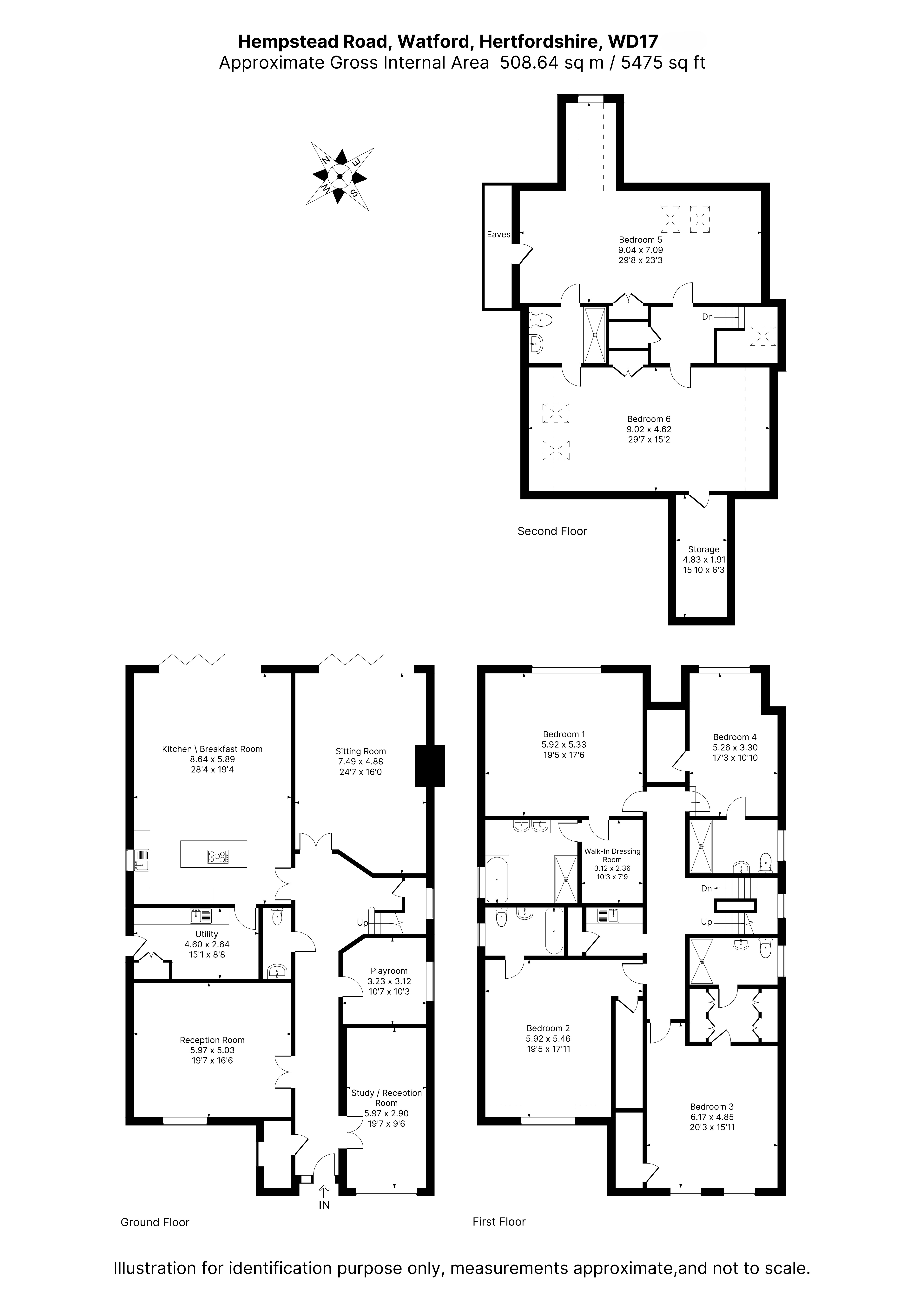 195, Hempstead Road, Hertfordshire floorplan
