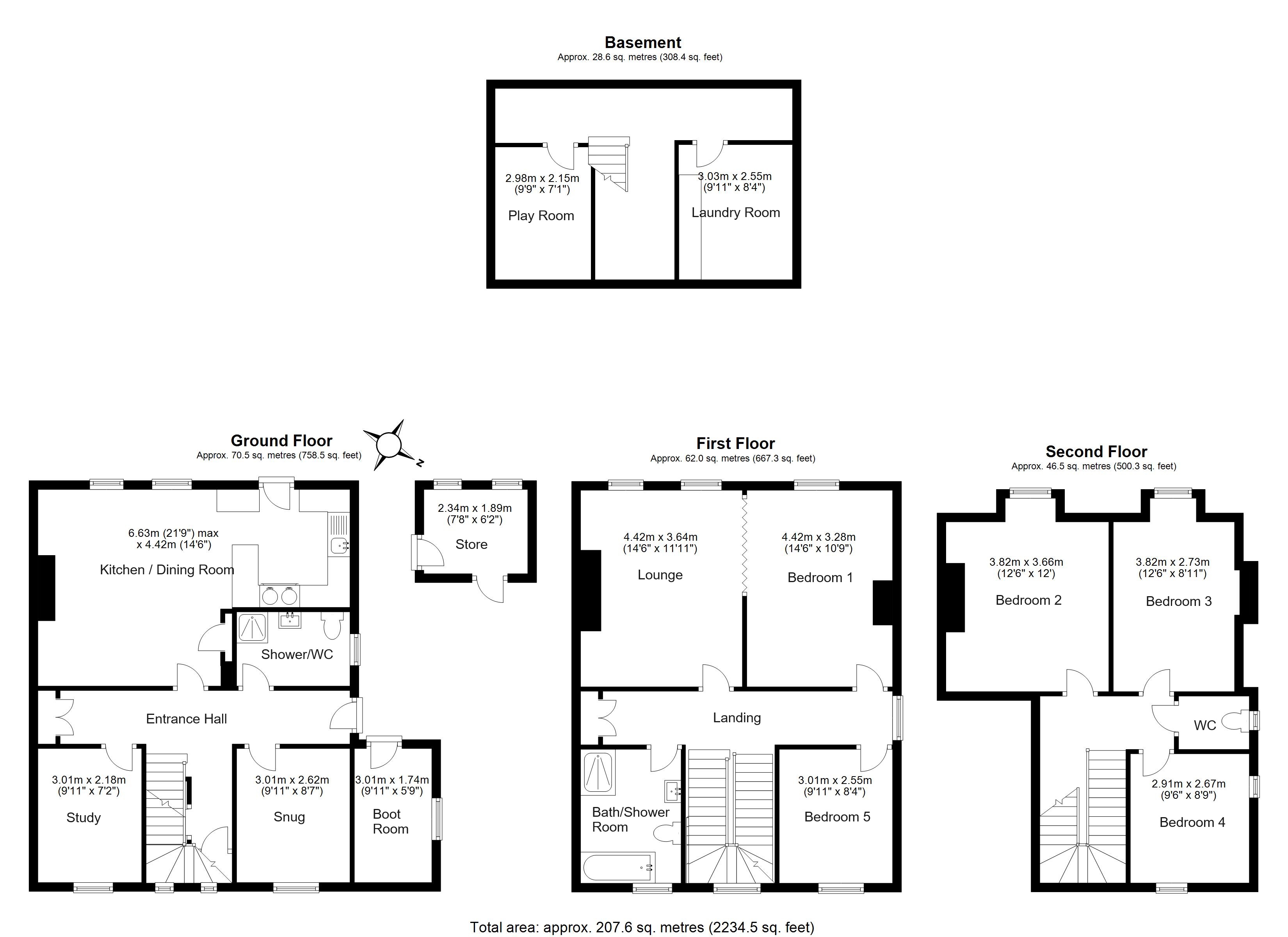 The Braids,, Dene Lane, Aston floorplan