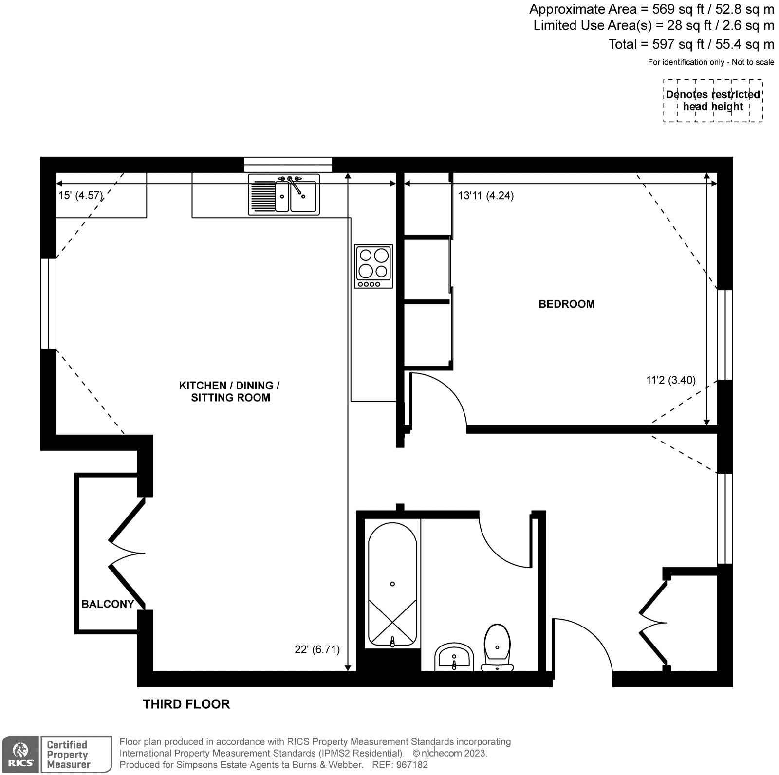 Alderbank Drive, Godalming GU7, 1 bedroom flat for sale 64334210