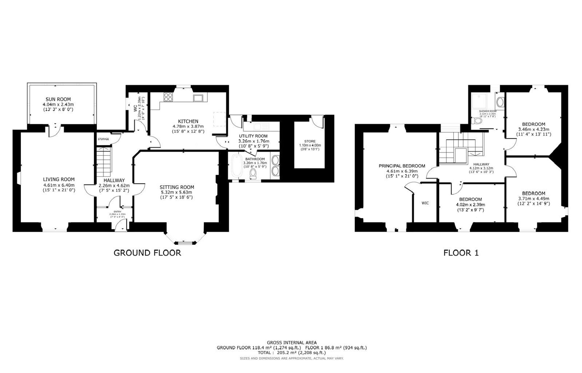 Achnacarry, 46 Townhead Street, Lockerbie floorplan