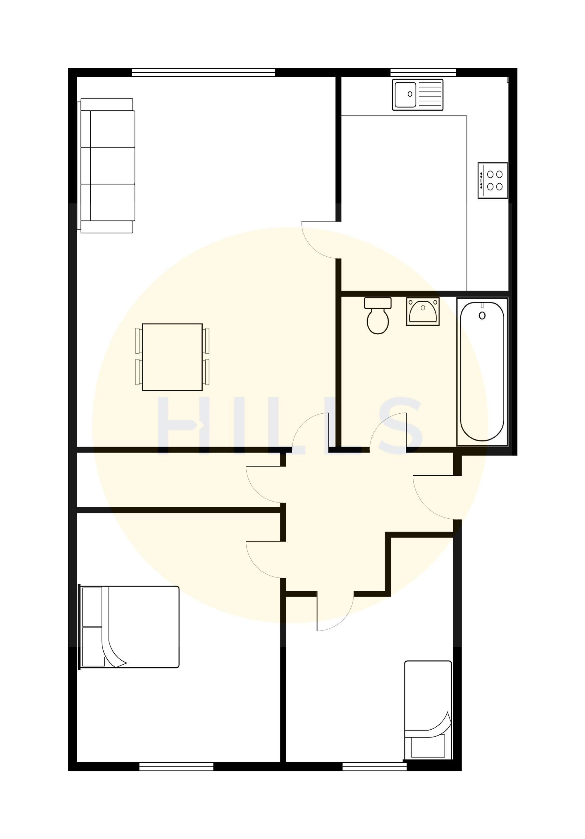 11 Greenside Court, Manchester floorplan