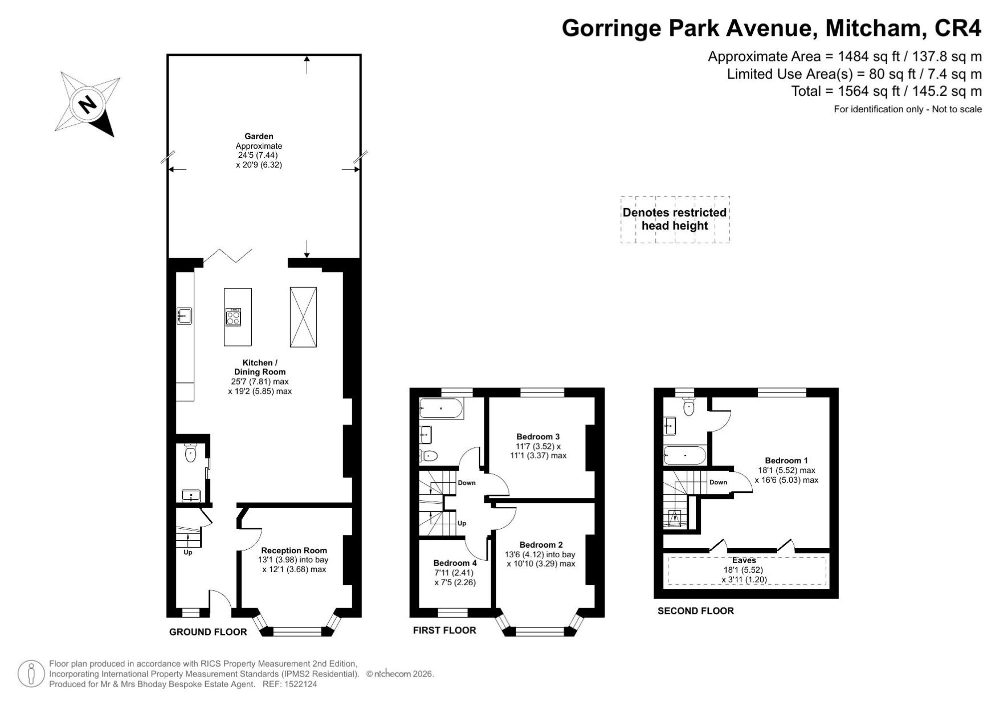 126 Gorringe Park Avenue, Mitcham floorplan