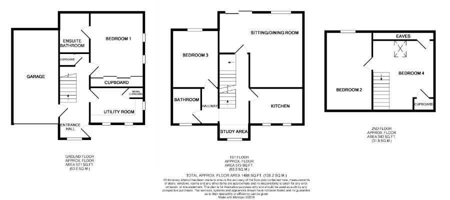 3 Bedrooms End terrace house for sale in Mottins Hill, Crowborough TN6