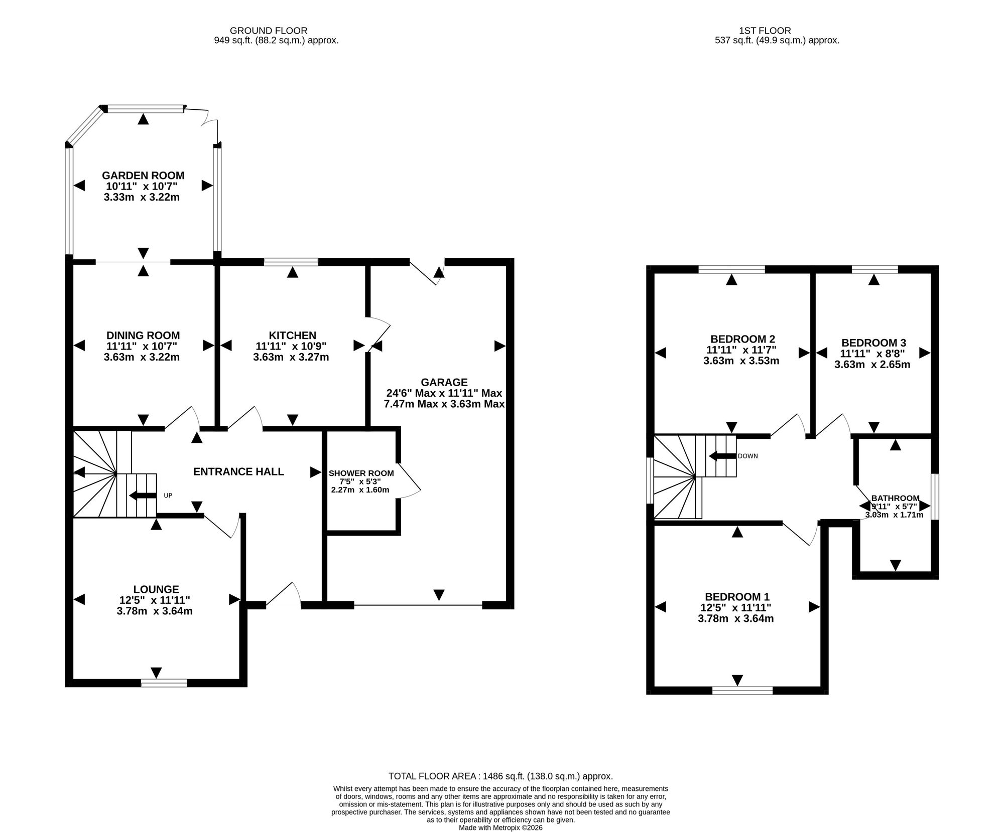 7 Fairways, Frodsham floorplan
