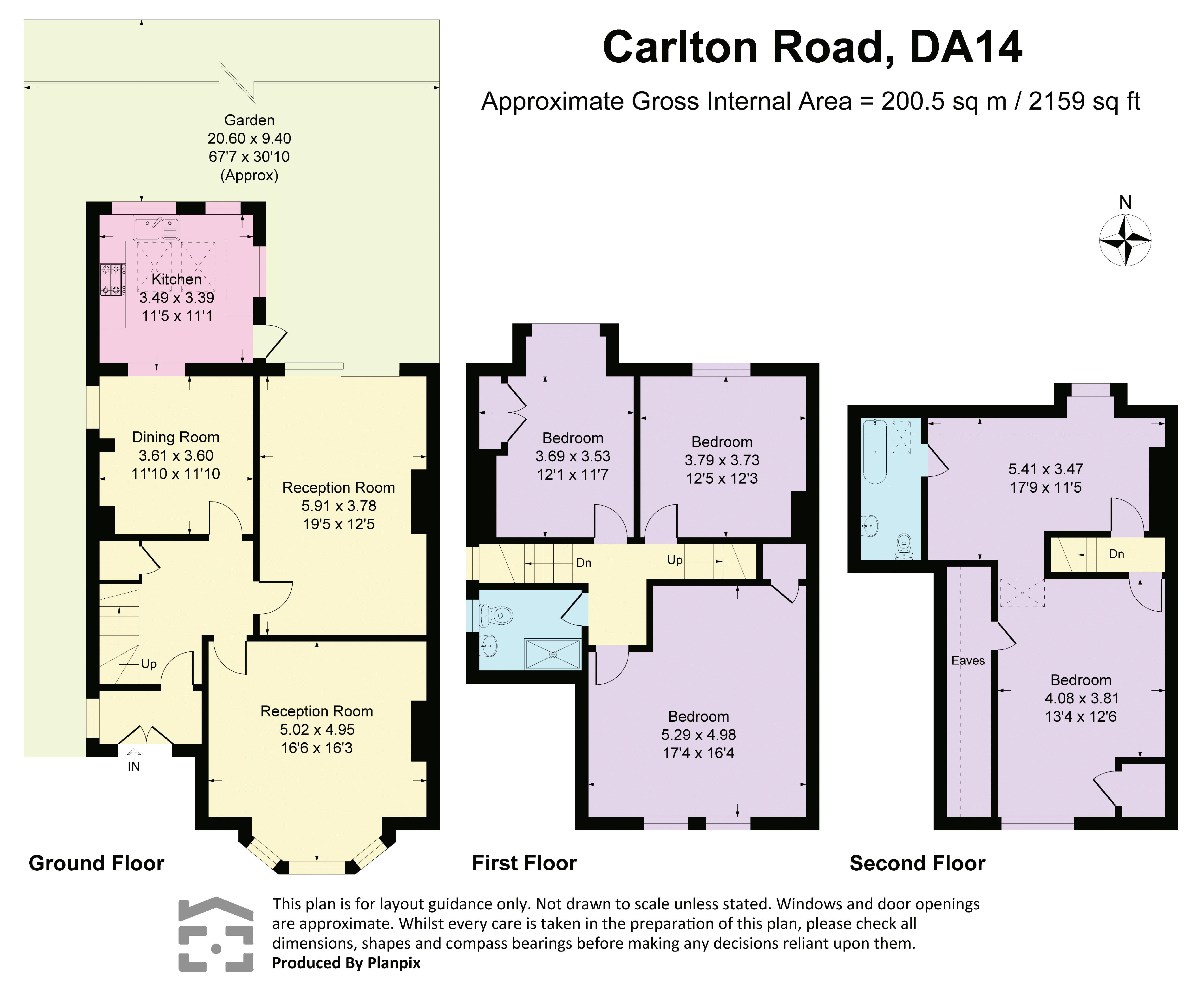 4, Carlton Road, Sidcup floorplan