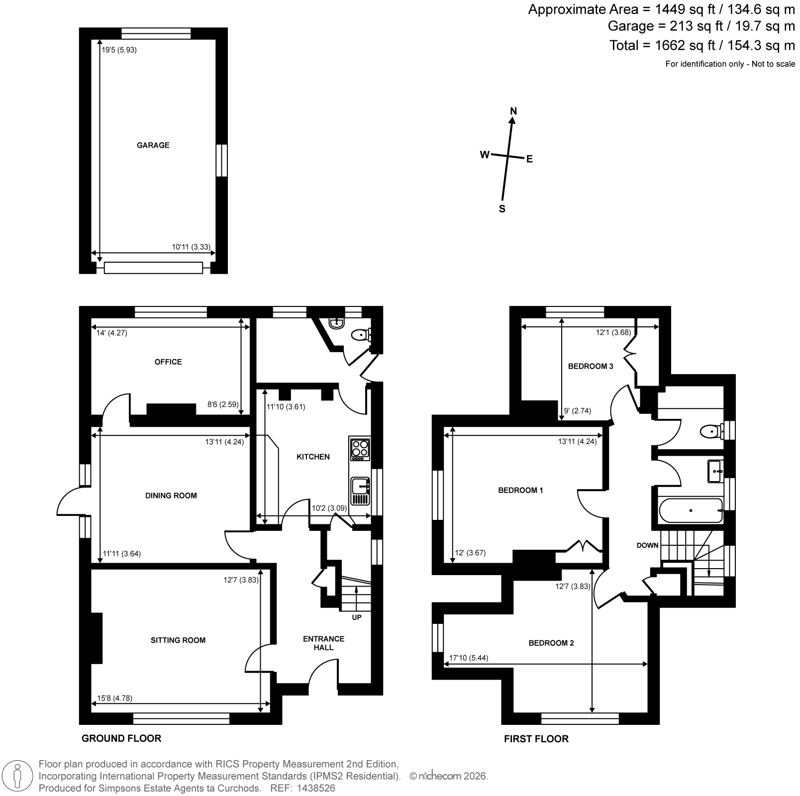 4, Lime Tree Avenue, Thames Ditton floorplan